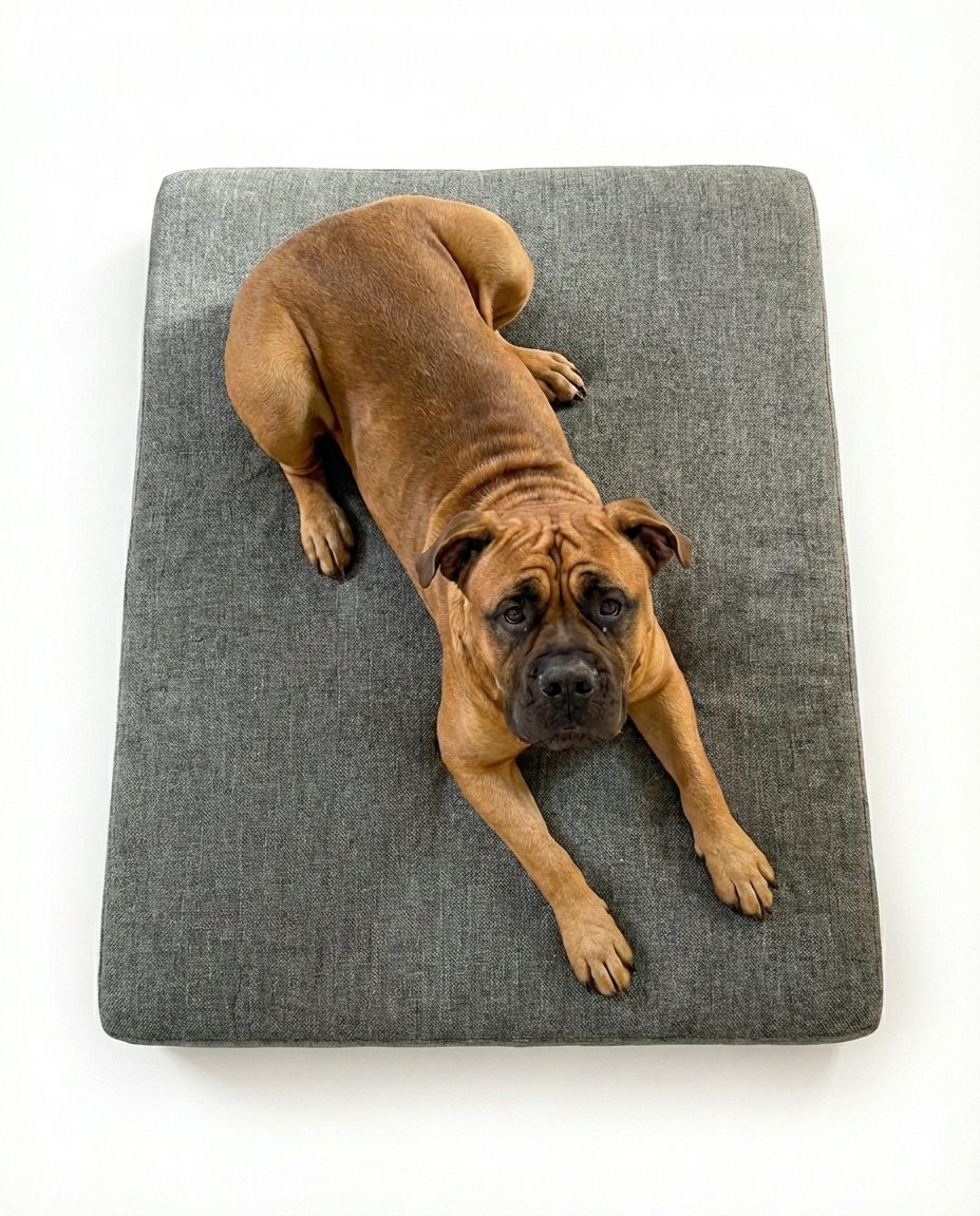 waterproof memory foam orthopedic dog bed with removable cover
