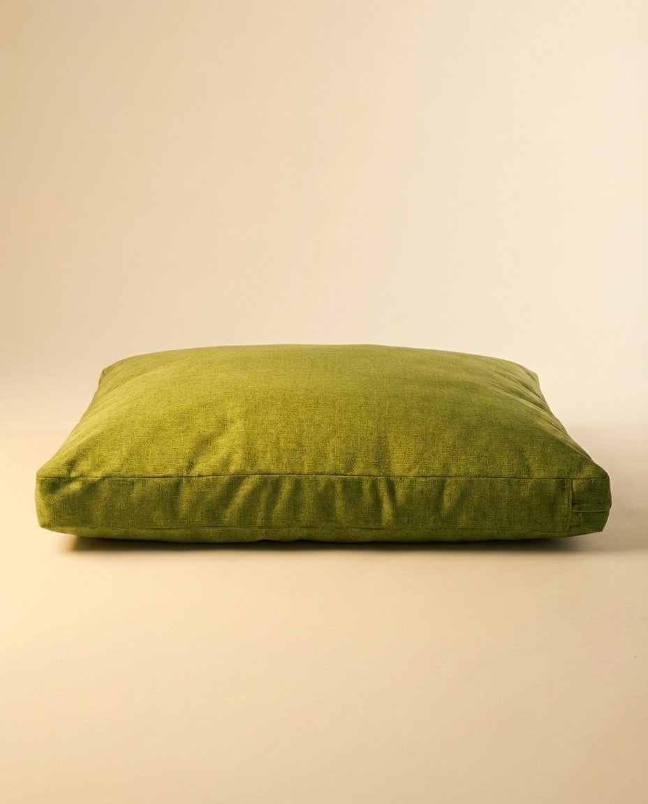 chewproof dog bed available in multiple sizes and 18 colors