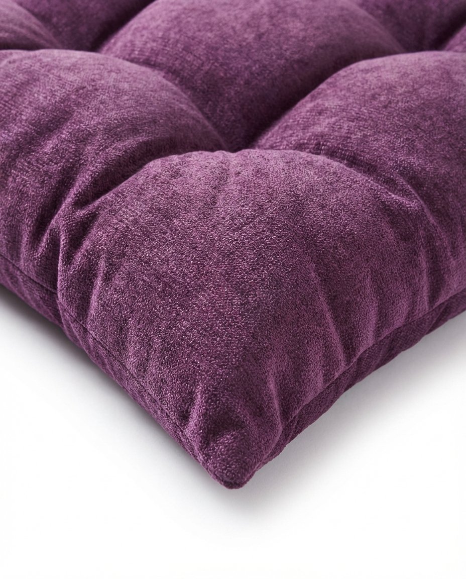 small dog resting on large tufted pet mat