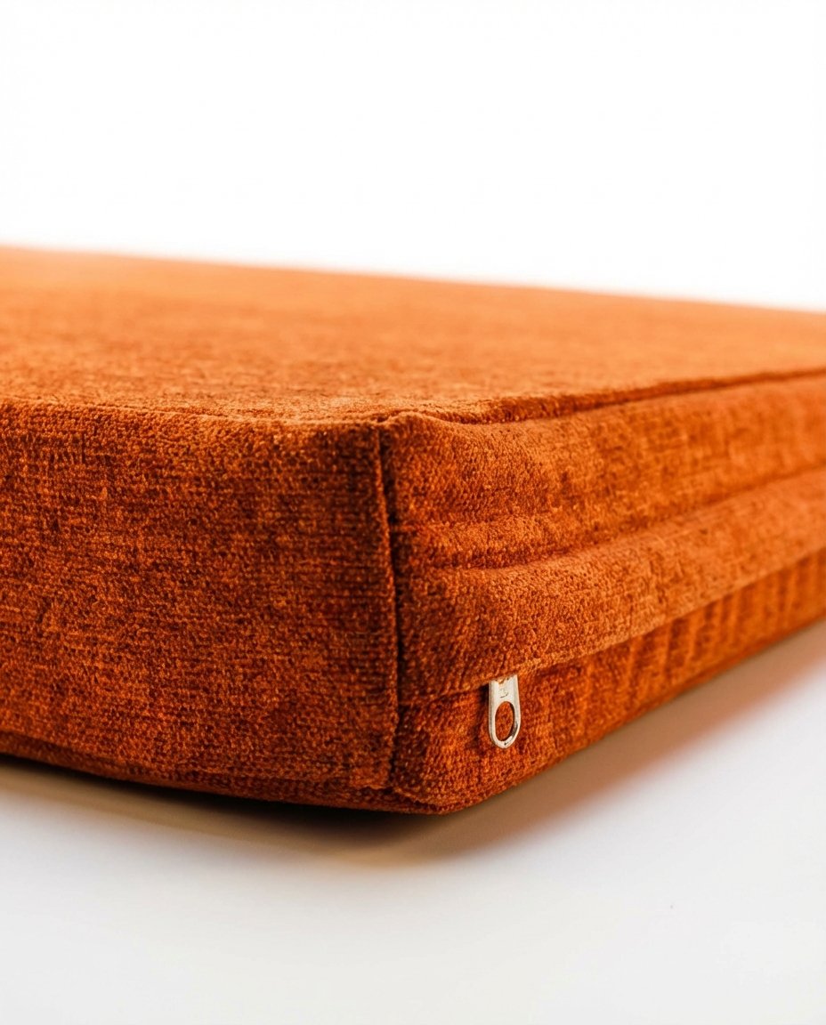 orthopaedic dog bed with dual layer foam and plush removable cover