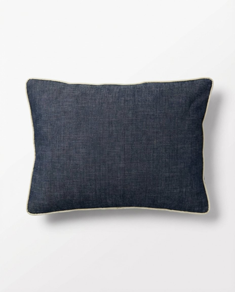 chew resistant dog bed with heavy duty denim and ripstop protection