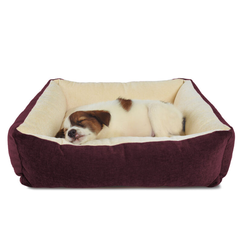 Square Bolster Dog Bed | 40% Sale 