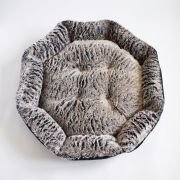 fur bolster dog bed available in multiple sizes for all breeds