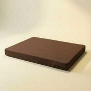 Jute orthopedic dog bed brown