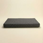 orthopedic dog bed grey