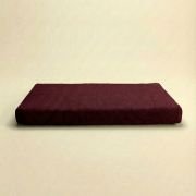 orthopedic dog bed maroon