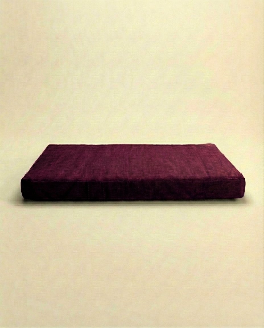 orthopedic dog bed wine