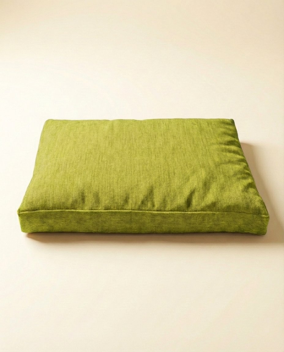 chew resistant dog bed green