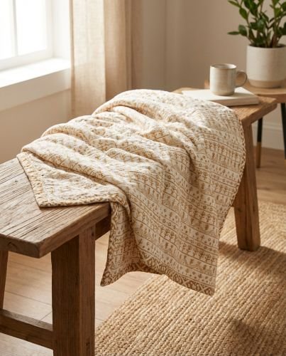 Block Printed Dog Blanket